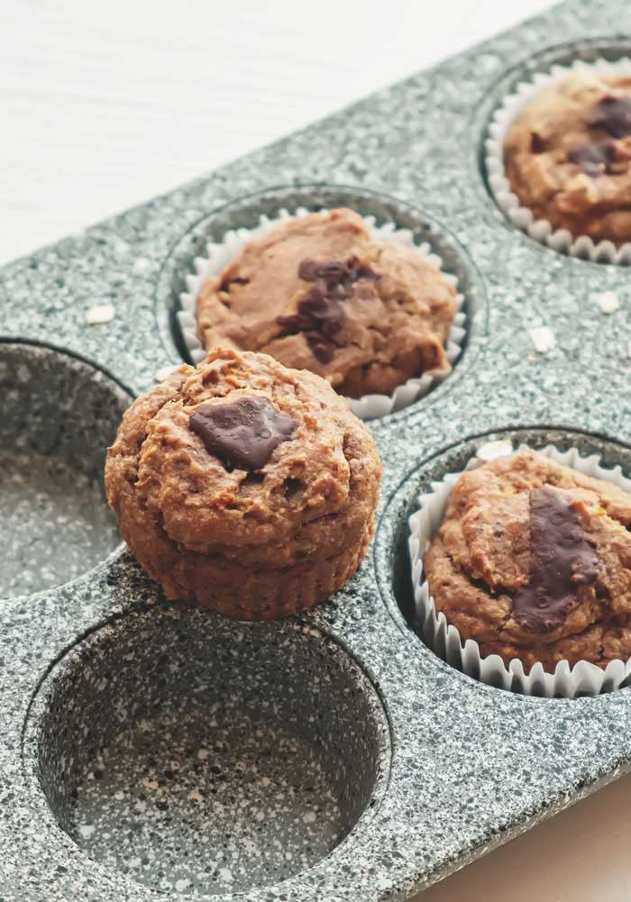 Vegan gluten free carrot muffins