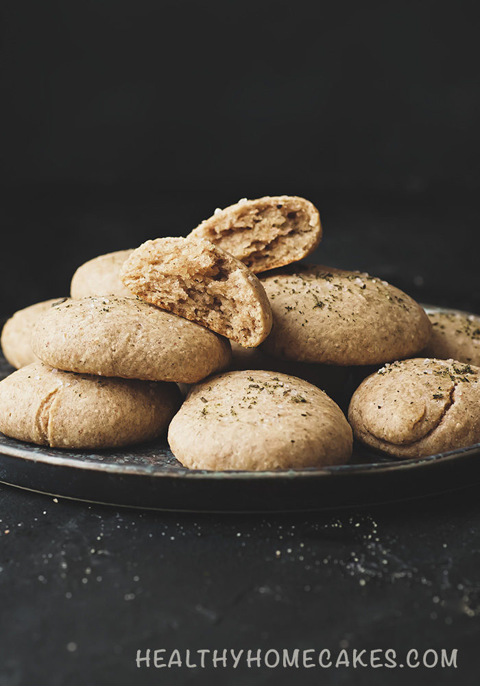 Salted almond cookies (Vegan)