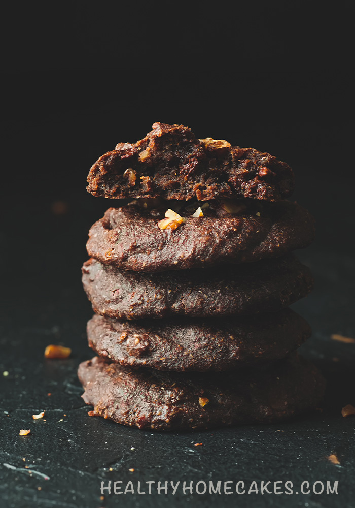 Pecan chocolate brownie cookies