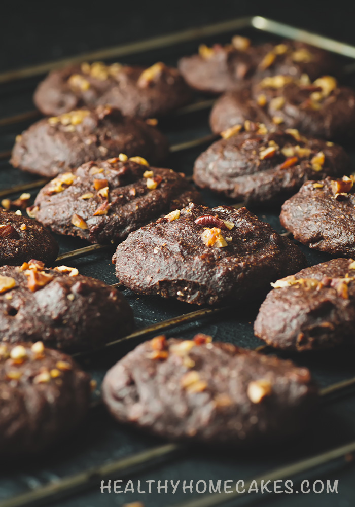Pecan chocolate brownie cookies 