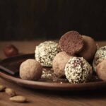 Chocolate almond truffles (Refined sugar free)