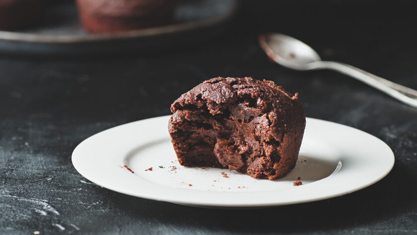 Chocolate muffins (Refined sugar free | Vegan)