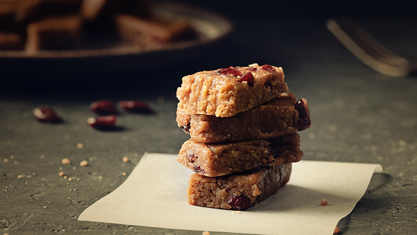 No Bake Banana Cranberry Bars (Gluten-Free)