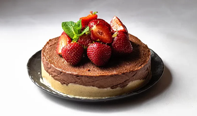 No bake Chocolate Cheesecake (Vegan | Gluten-Free)￼