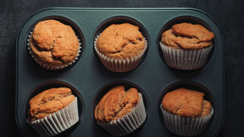 Vegan Banana Lemon Muffins