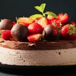 Chocolate Strawberry Cheesecake No Bake