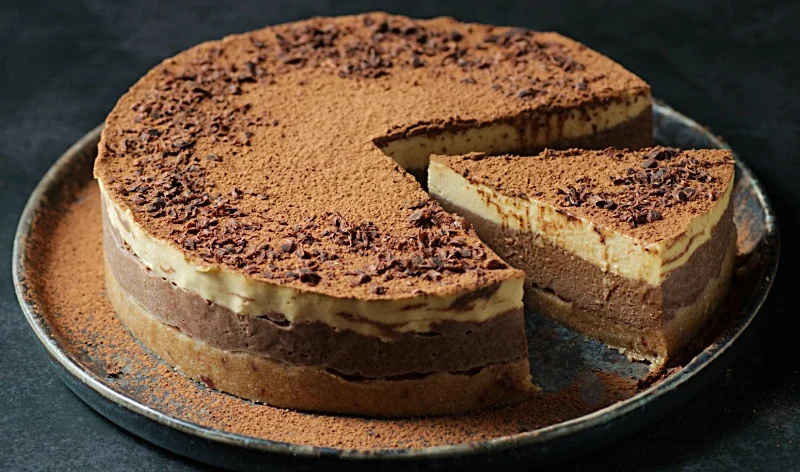 No Bake Chocolate Cheesecake (Vegan | Gluten-Free)