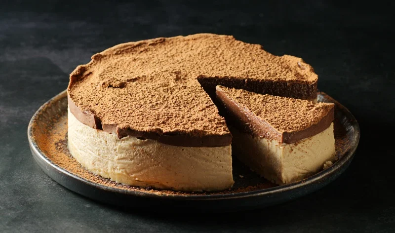 Chocolate Mocha Cheesecake No Bake (Vegan | Gluten-Free)